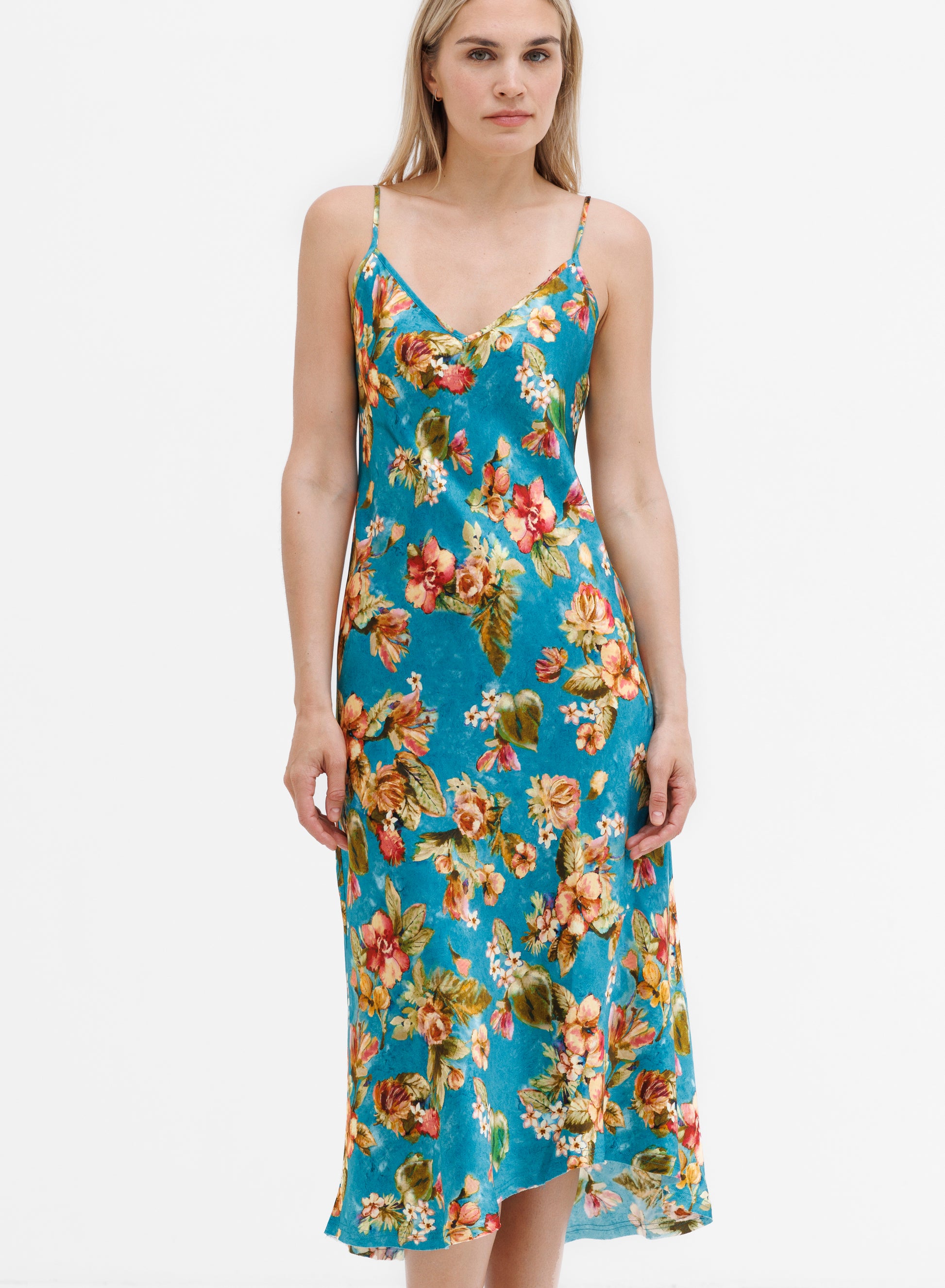 GO SLIP DRESS PRINTED by Go Silk - Romi Boutique