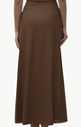 GO SLIT DIFFERENCE SKIRT IN ESPRESSO - Romi Boutique