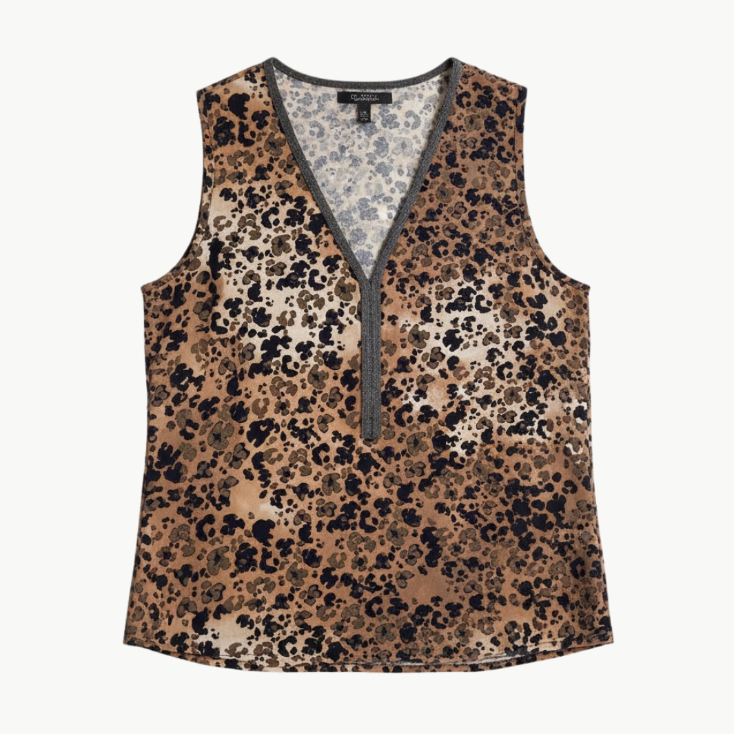 GO OFF THE CHAIN SHELL PRINTED IN UP by Go Silk - Romi Boutique