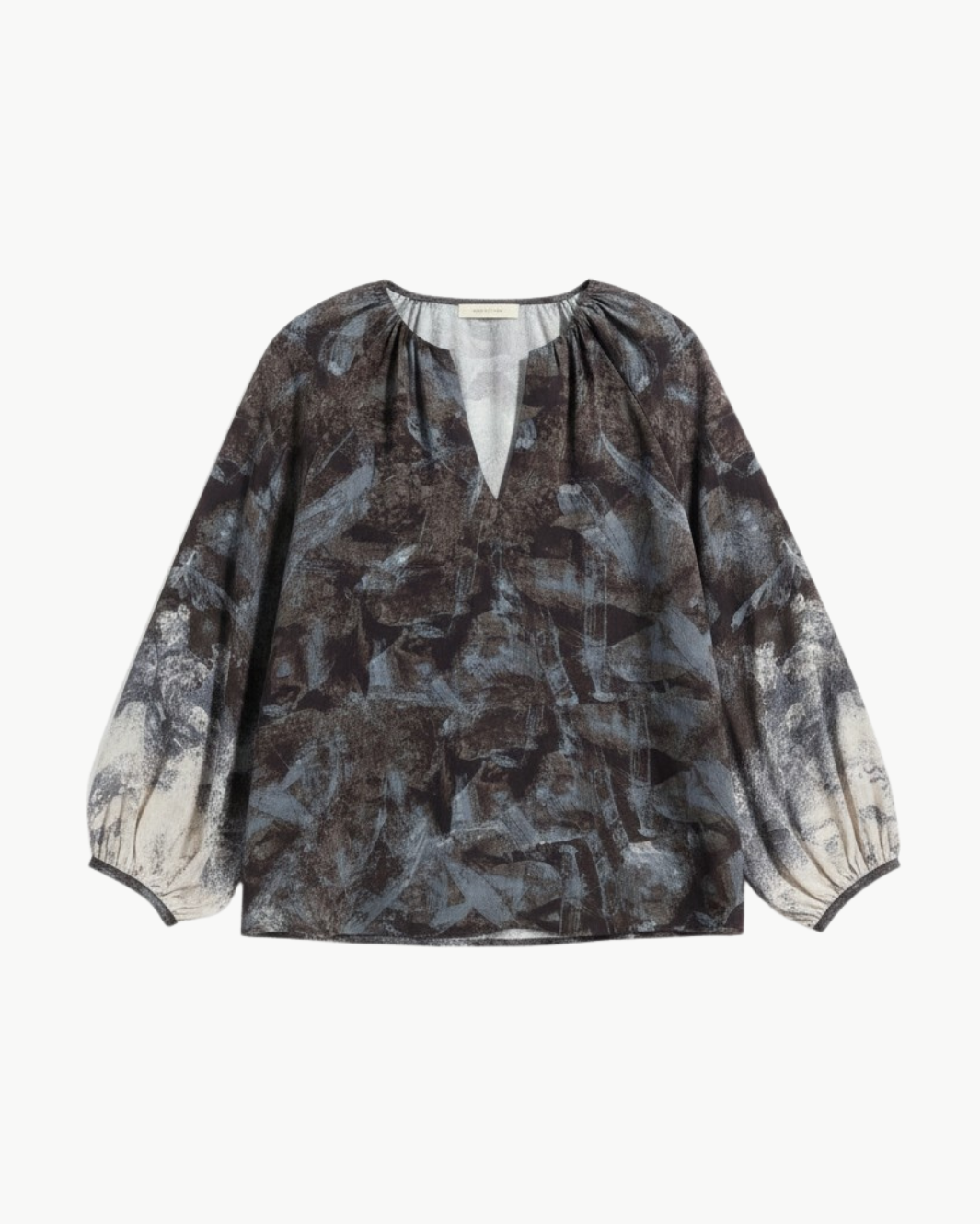 GO BUBBLED UP BLOUSE PLACED by Go Silk - Romi Boutique