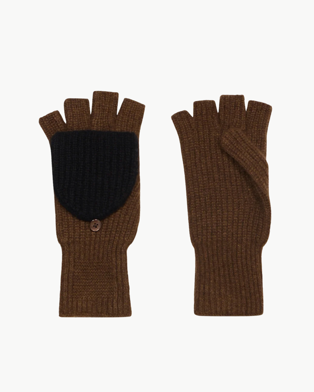 THE MITTS IN CHESTNUT/BLACK - Romi Boutique