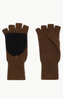 THE MITTS IN CHESTNUT/BLACK - Romi Boutique