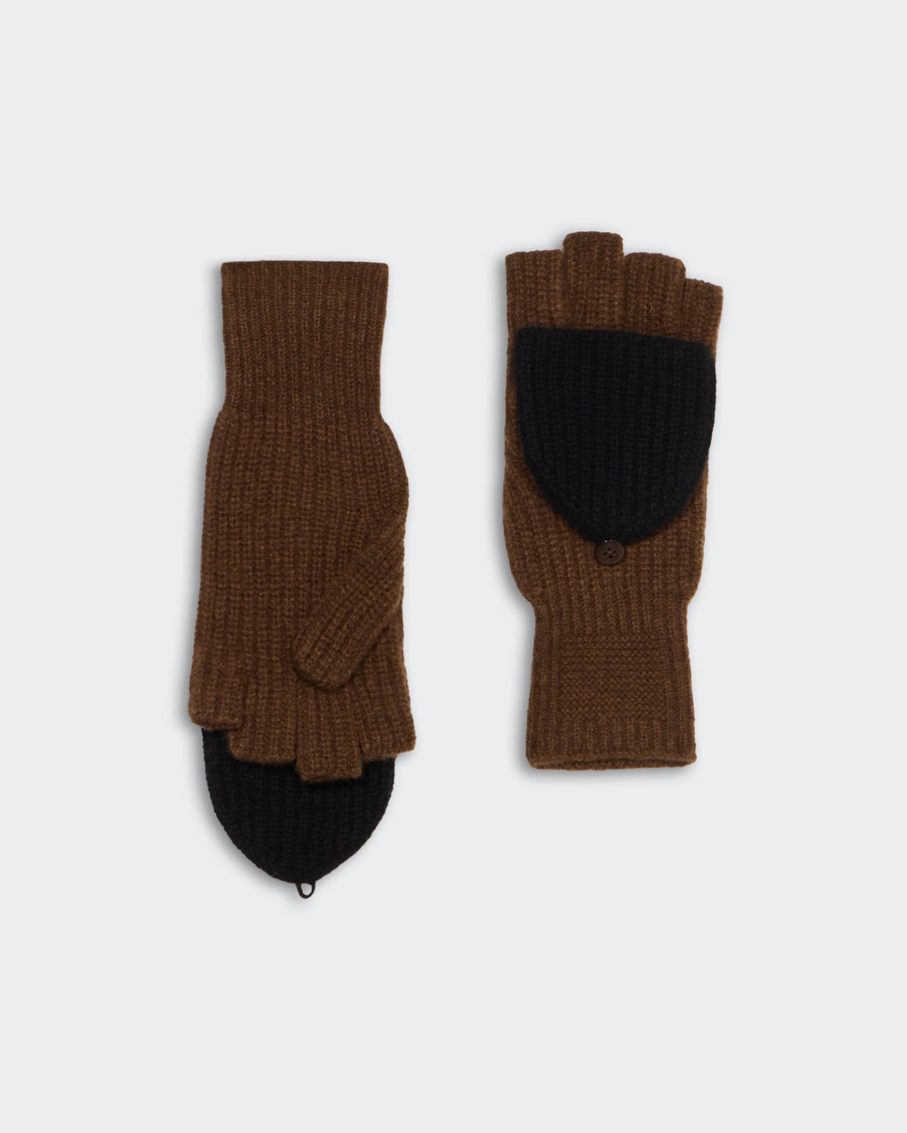 THE MITTS IN CHESTNUT/BLACK - Romi Boutique