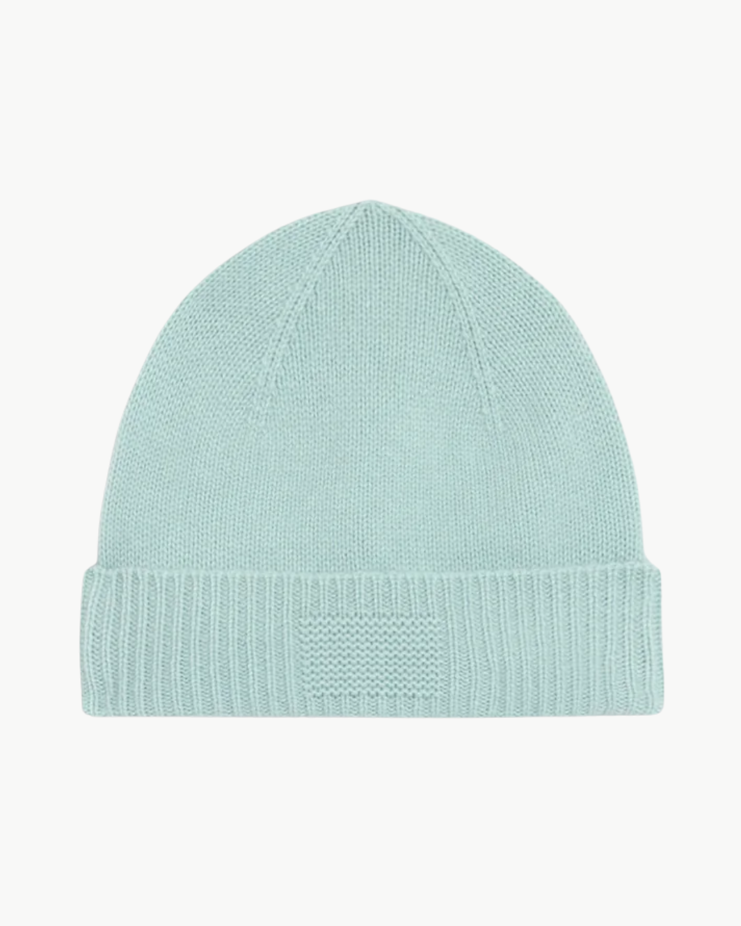 RIB CUFF BEANIE IN SEAGLASS - Romi Boutique