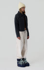 CROSS COUNTRY BOMBER IN CHARCOAL - Romi Boutique