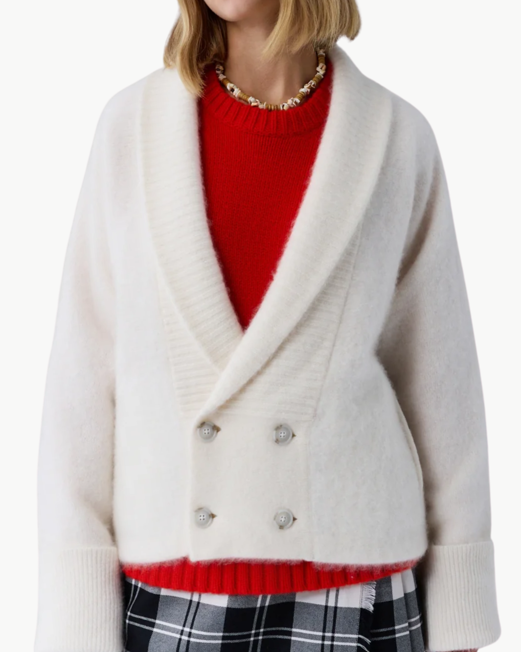 GRIZZLY LE JACKET IN CREAM - Romi Boutique