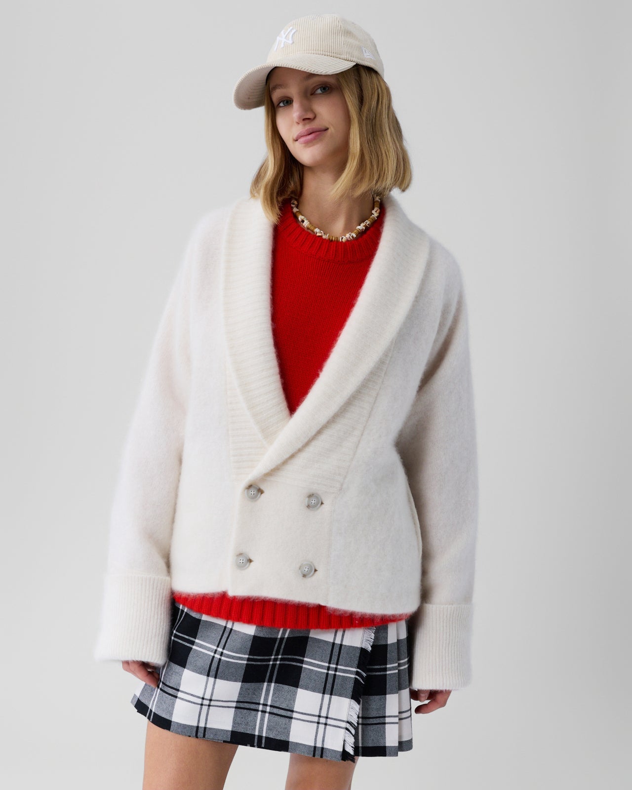 GRIZZLY LE JACKET IN CREAM - Romi Boutique