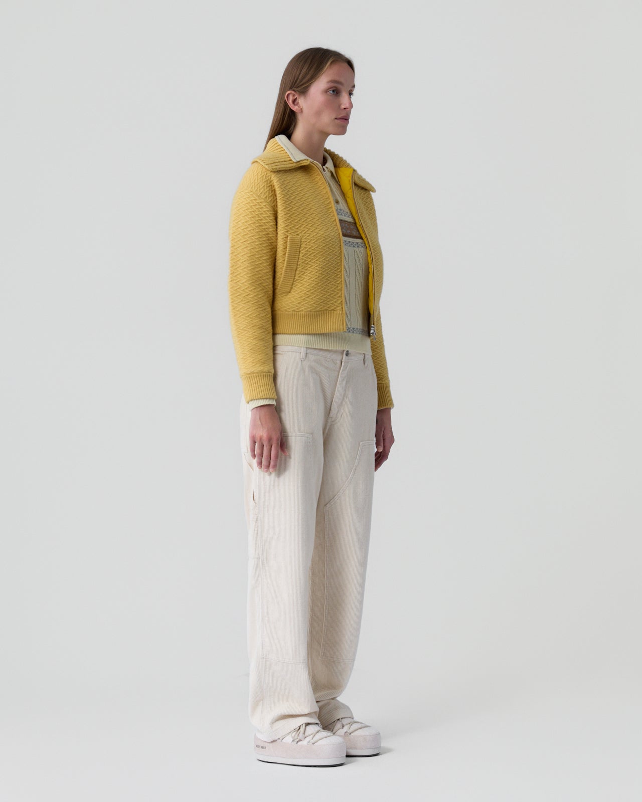 CROSS COUNTRY BOMBER IN SOLE - Romi Boutique