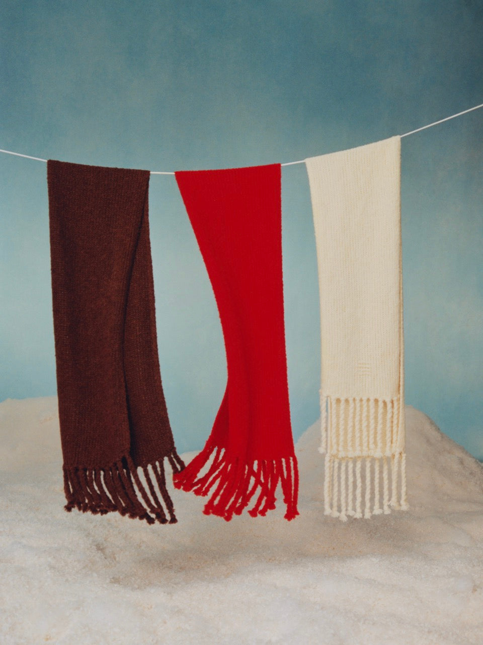 CLOUD SCARF IN CHILI - Romi Boutique