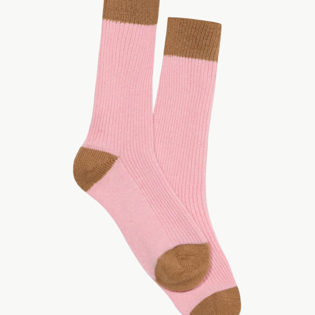THE SOFT SOCKS IN DAYBREAK/ALMOND - Romi Boutique