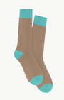 THE SOFT SOCKS IN TAUPE/GLACIER - Romi Boutique