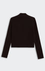 STEALTH CARDIGAN IN BURNT COCOA - Romi Boutique