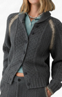 MARLOWE CABLE CARDIGAN by Guest In Residence - Romi Boutique