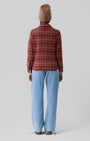 DYLAN PLAID SHIRT IN CHILI COMBO - Romi Boutique