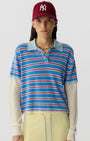 LAYERED STRIPE RUGBY IN CLEAR SKY COMBO - Romi Boutique