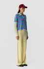 LAYERED STRIPE RUGBY IN CLEAR SKY COMBO - Romi Boutique