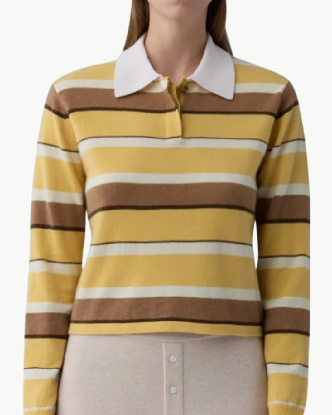 CROPPED STRIPE RUGBY IN SOLE COMBO - Romi Boutique