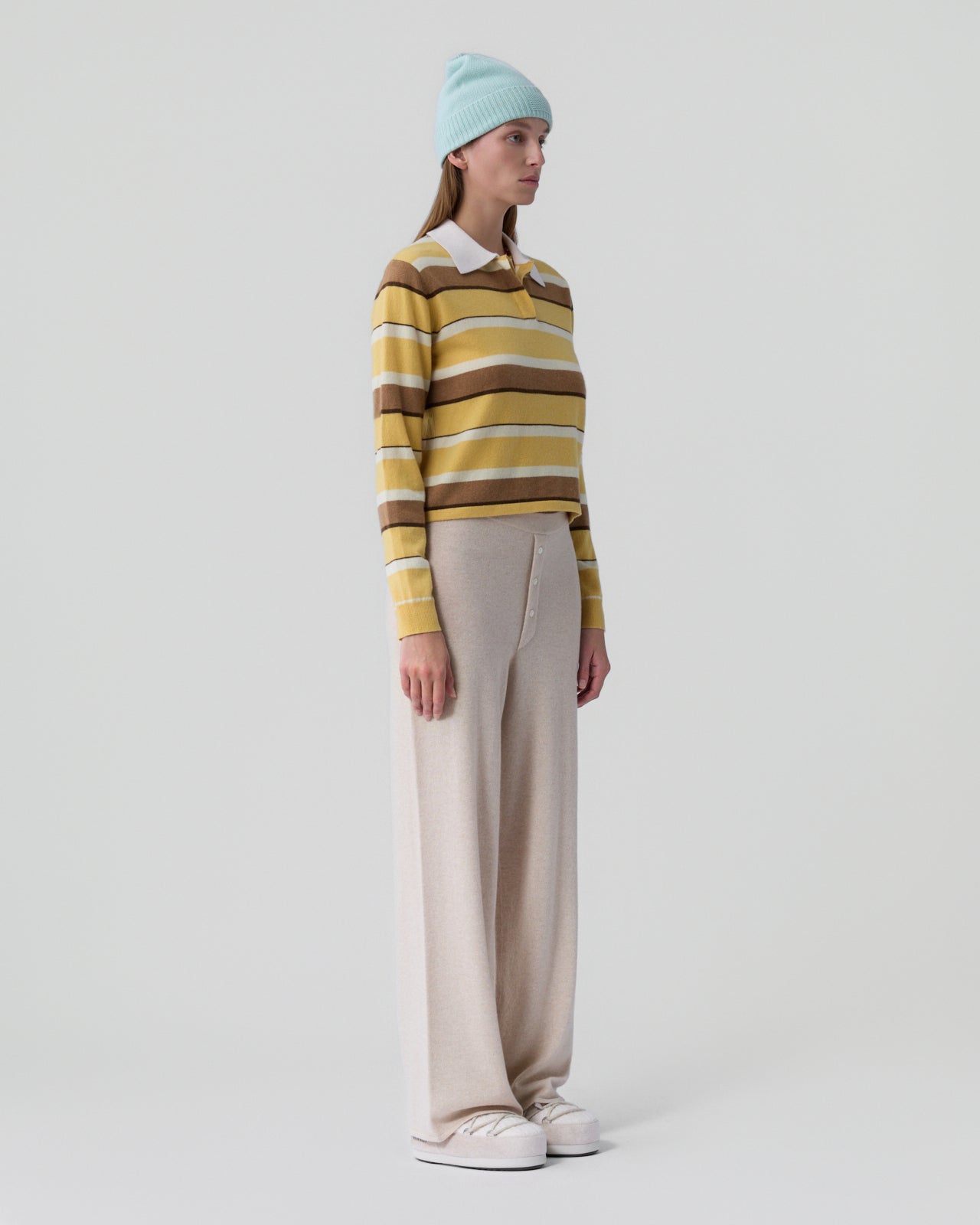 CROPPED STRIPE RUGBY IN SOLE COMBO - Romi Boutique