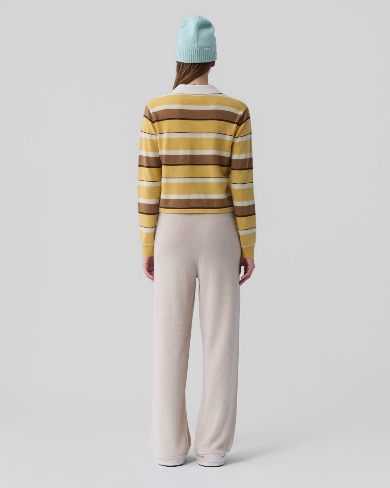 CROPPED STRIPE RUGBY IN SOLE COMBO - Romi Boutique