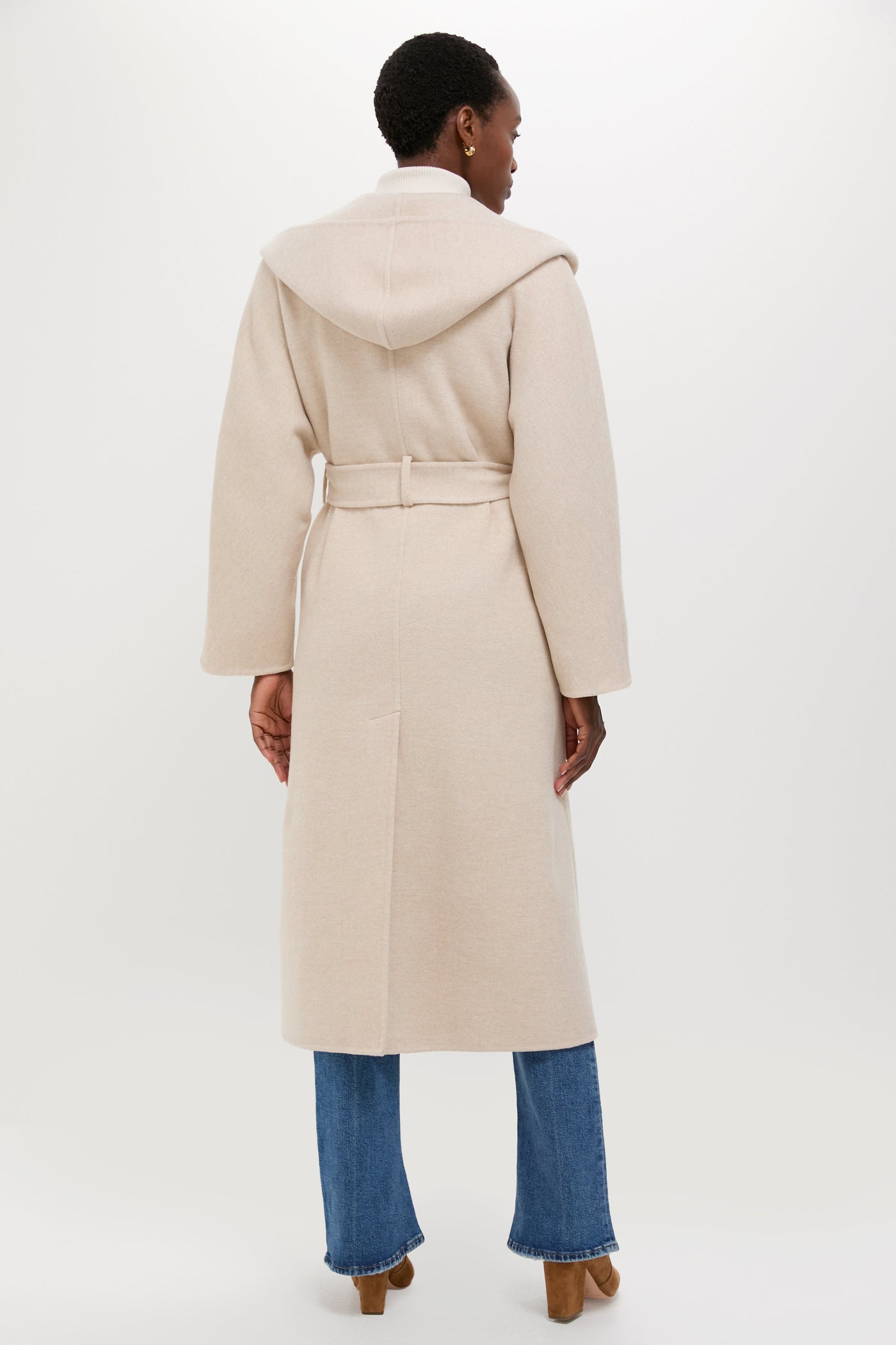 LYLIE COAT IN BEIGE CHINE