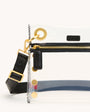 TONY SML CLEAR IN BLACK/BRUSHED GOLD - Romi Boutique