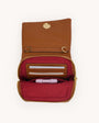 VIP MOBILE IN COCOA RAFFIA/GOLD - Romi Boutique