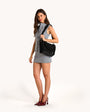 DANIEL MED IN NOIR DIAMOND SUEDE/GUNMETAL - Romi Boutique
