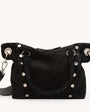 DANIEL MED IN NOIR DIAMOND SUEDE/GUNMETAL - Romi Boutique