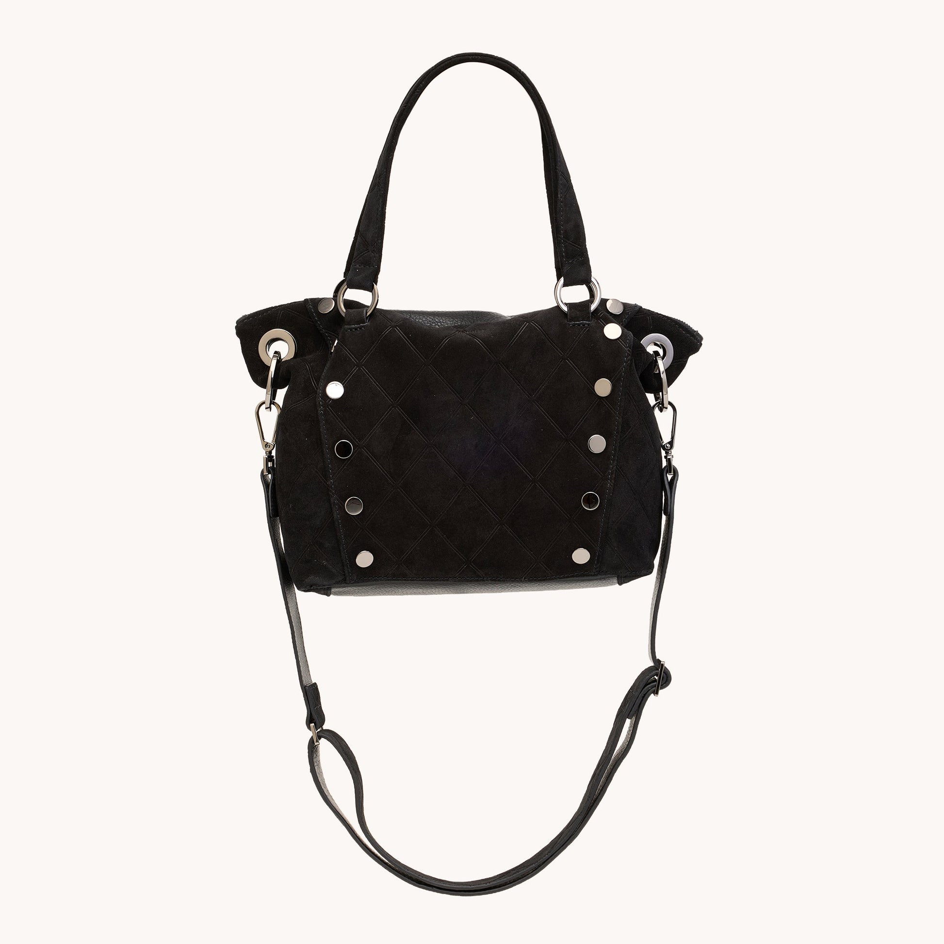 DANIEL MED IN NOIR DIAMOND SUEDE/GUNMETAL - Romi Boutique