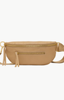 CHARLES CROSSBODY MED IN TOASTY SAND/BRUSHED GOLD - Romi Boutique