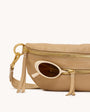 CHARLES CROSSBODY MED IN TOASTY SAND/BRUSHED GOLD by Hammitt - Romi Boutique