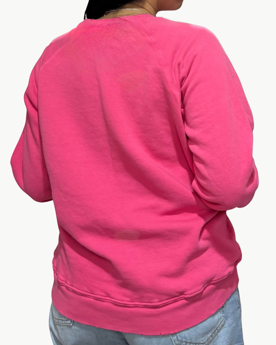 "XOXO" CREW SWEATSHIRT IN HOT PINK - Romi Boutique