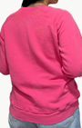 "XOXO" CREW SWEATSHIRT IN HOT PINK - Romi Boutique