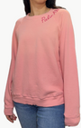 I Stole My Boyfriend's Shirt PALO ALTO CREW SWEATSHIRT IN POWDER PINK