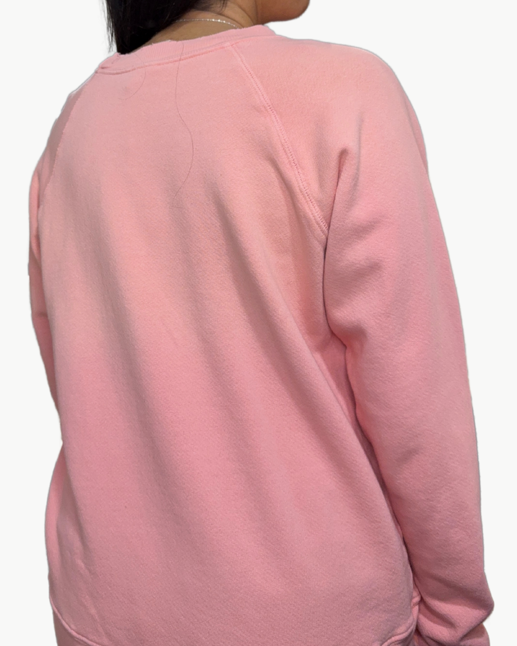 I Stole My Boyfriend's Shirt PALO ALTO CREW SWEATSHIRT IN POWDER PINK