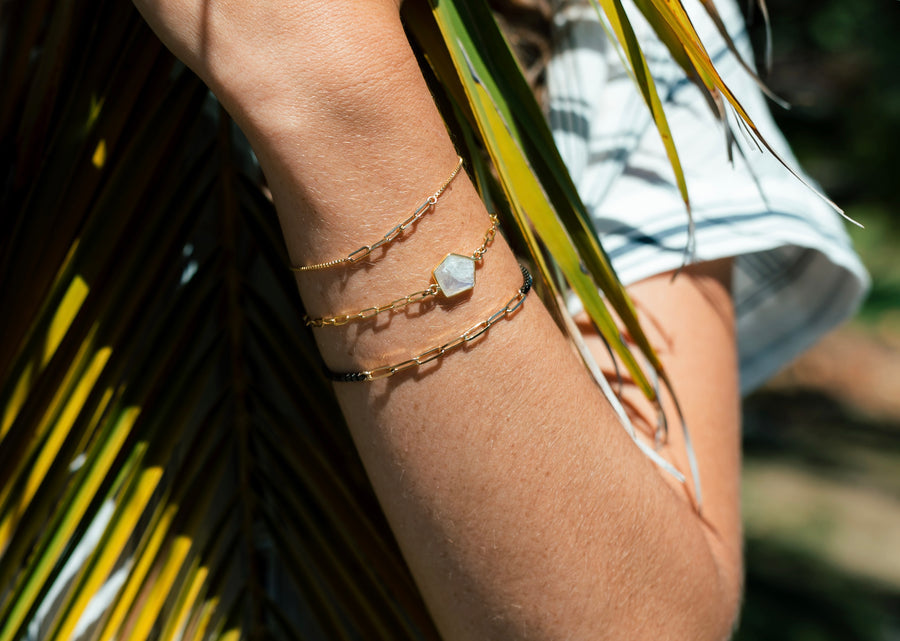 Maya Bauman Link Lux Bracelet at Romi Boutique