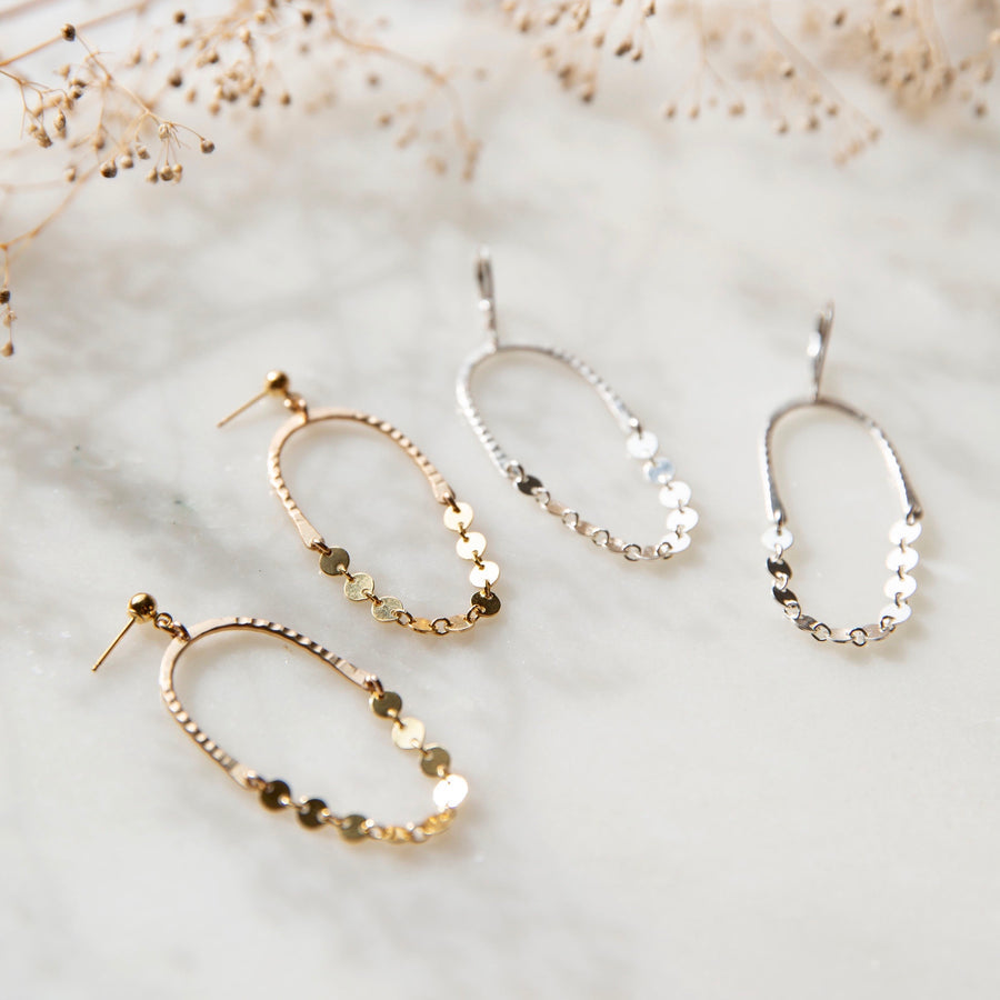 BELL EARRINGS SMALL IN SILVER by Maya Bauman - Romi Boutique