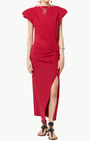 NADELA DRESS IN CHERRY - Romi Boutique