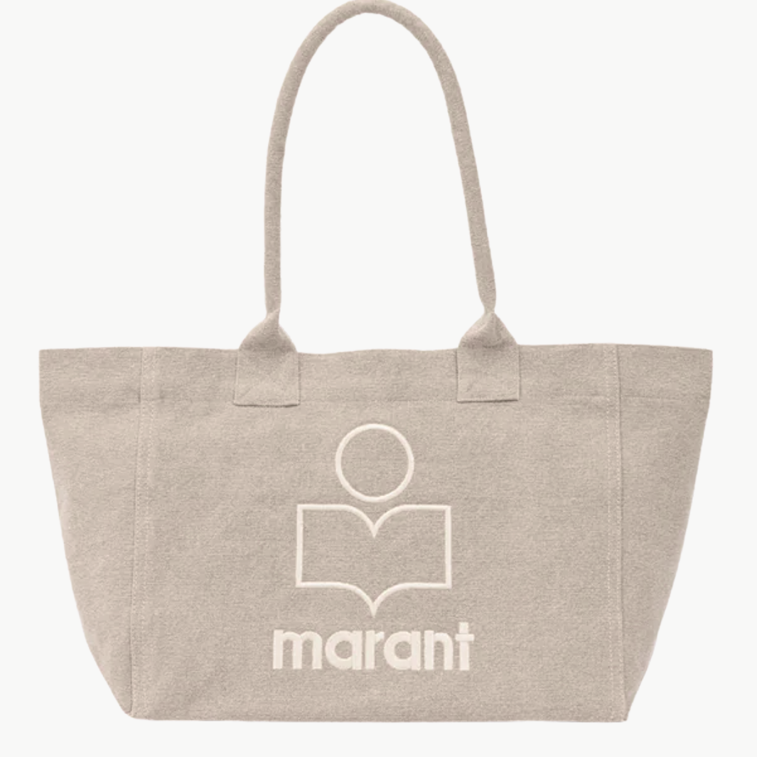 YENKY ZIPPED BAG IN BEIGE by Isabel Marant - Romi Boutique