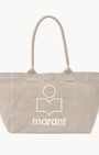 YENKY ZIPPED BAG IN BEIGE by Isabel Marant - Romi Boutique