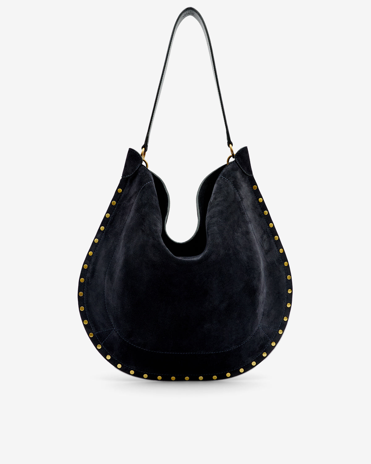 OSKAN HOBO SOFT SHOULDER BAG IN BLACK - Romi Boutique