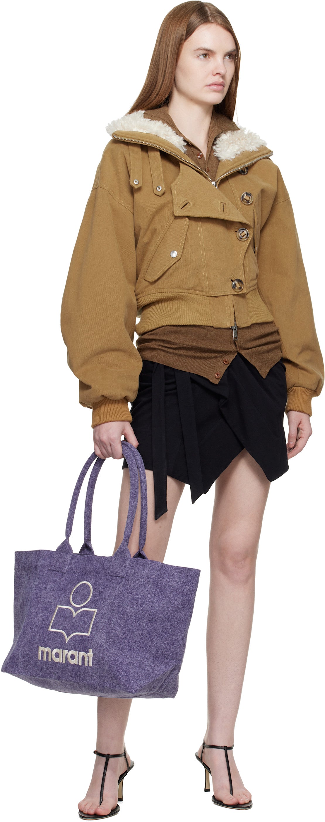 SMALL YENKY BAG IN FADED PURPLE - Romi Boutique