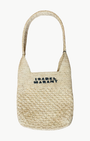 PRAIA SMALL BAG IN NATURAL/BLACK by Isabel Marant - Romi Boutique