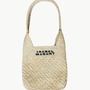 PRAIA SMALL BAG IN NATURAL/BLACK by Isabel Marant - Romi Boutique