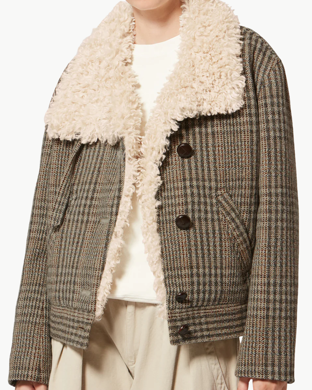 FADIA COAT IN BEIGE - Romi Boutique