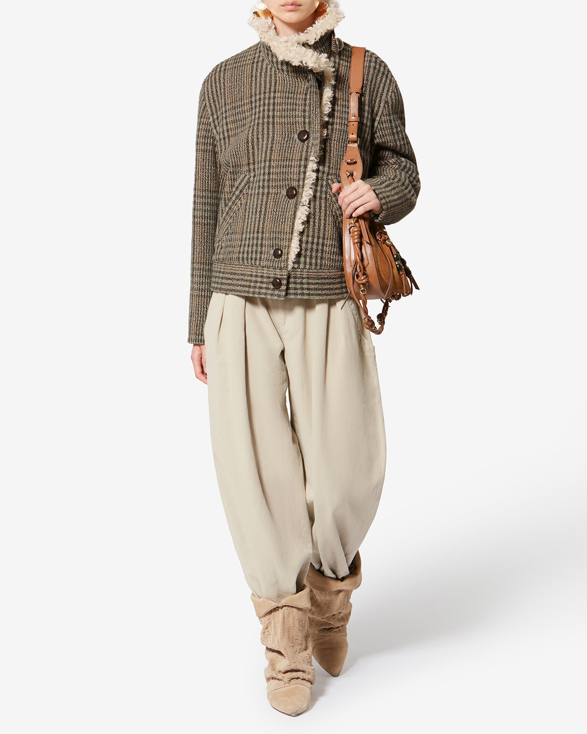 FADIA COAT IN BEIGE - Romi Boutique