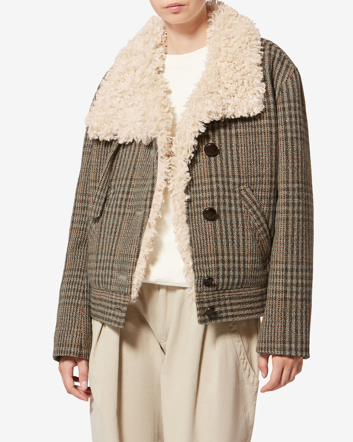FADIA COAT IN BEIGE - Romi Boutique