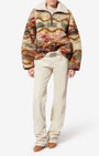MARNER COAT IN ECRU/OCHRE - Romi Boutique