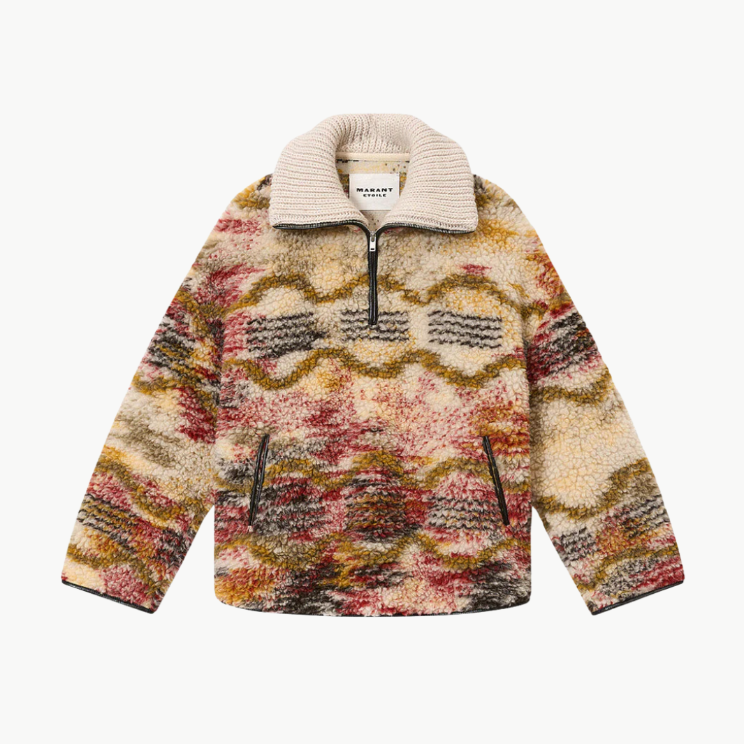 MARNER COAT IN ECRU/OCHRE by Isabel Marant - Romi Boutique