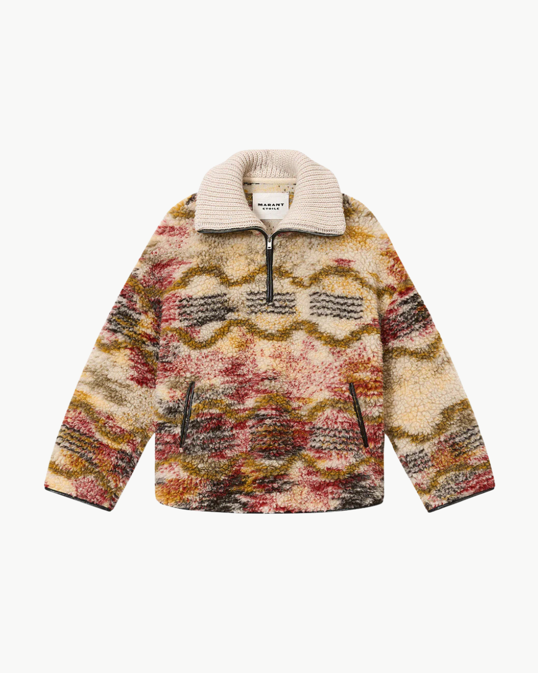MARNER COAT IN ECRU/OCHRE by Isabel Marant - Romi Boutique